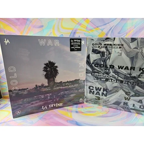 Lot of 2 Cold War Kids Records (New): New Age Norms 3, La Divine